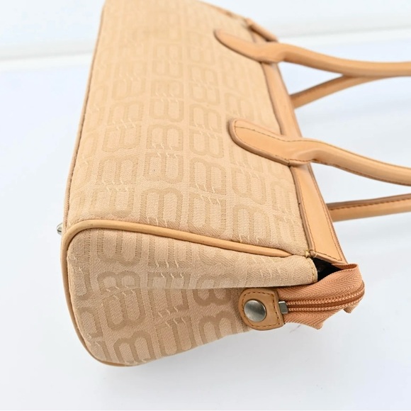 Authentic BALENCIAGA BB Logo Hand Tote Bag Canvas Leather ❤️🌹❤️ - Picture 6 of 16